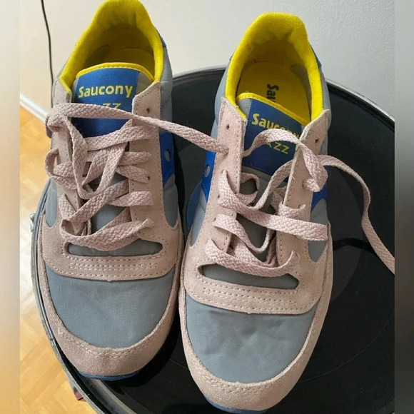 Saucony Jazz - Original Sepia Rose Federal Blue Sneakers / Running Shoes - Picture 6 of 11